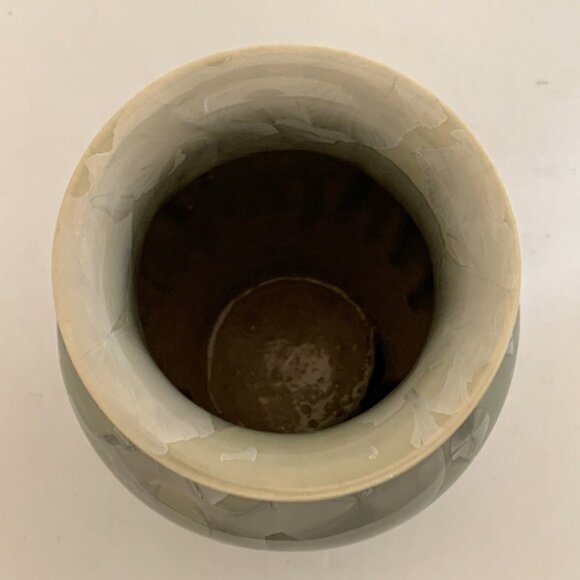 Duly Michell Crystalline Glaze Porcelain Vase Studio Art Pottery 7.75" Signed - Picture 8 of 12